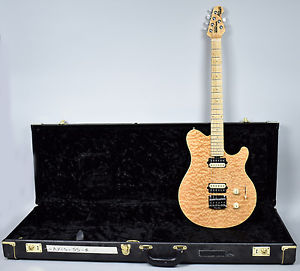 2006 Ernie Ball Music Man Axis Super Sport Natural Quilt Electric Guitar W/HSC