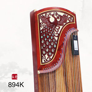 Guzheng 21-stringed African Sandalwood 894K Peacock