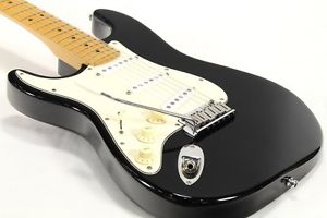 Fender USA American Standard Stratocaster Left Hand Maple Fingerboard Black EMS
