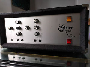 Vintage selmer treble n bass 50 rsv valve guitar amp tube