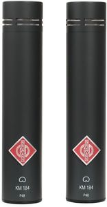 Neumann KM 184 Pair - Cardioid - Black (Pair)