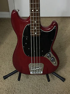 Fender Mustang Bass Made in USA 1978 Vintage Maroon Excellent Condition OHSC!!