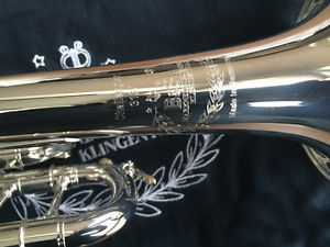 B&S Challenger 1 Trumpet  Silver 3137S Hand Crafted in Germany