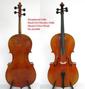 Rare Cello!Exceptional Sound!200-y Old Spruce!Master's Own Work!No.15,2016