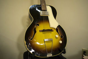 1956 National "Dynamic" Archtop acoustic-electric guitar - sounds incredible!