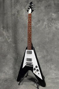Gibson 2015 Flying V Ebony Japan Limited New 70's style frereshipping guitar