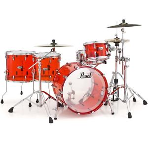 Pearl CRB524P C731 Cristal Beat Acrílico Juego de batería Ruby Rojo Shellset