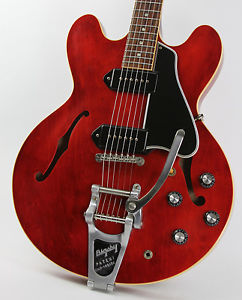 2012 Gibson Custom Shop ES-330 Cherry Stock Bigsby W/ OHSC & COA!