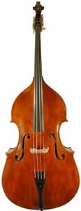 Cremonese Bass Violin Upright Acoustic 3/4 Size Roundback Model