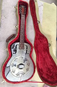 Vintage 1935 National Duolian Resonator Square Neck Lap Steel Slide Guitar