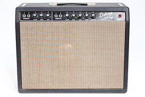 Vintage 1965 Pre-CBS Fender Deluxe AB763 Blackface Guitar Amp - Killer Tone!