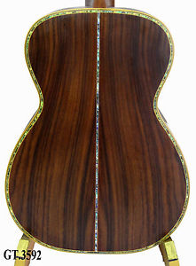 Antonio-Top Degree FloraI Inlaid Solid India Rosew00d Unique Guitar 6 Str GT3592