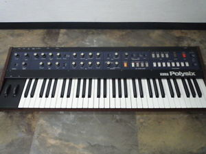 Korg Polysix Keyboard Synthesizer in excellent condition from Japan