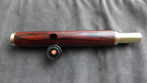 (#333) WOODEN / WOOD ARALIKATTI stunning KINGWOOD FLUTE HEADJOINT