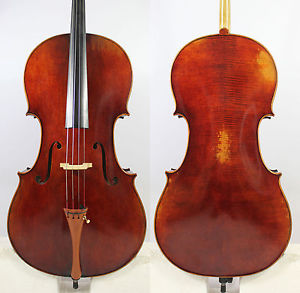 Antique Oil Varnish! Stradivari 1730 "De Munck" Cello Copy #2112 Slim body!