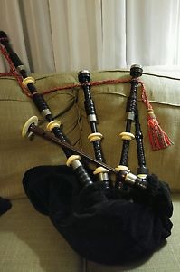 George Kilgour African black wood bagpipes