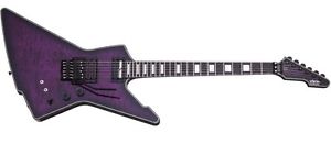 NEW! Schecter E-1 FR S Special Edition electric guitar in Trans Purple Burst