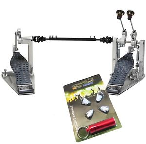 DW CPMDD2 Direct Drive pedales de pie doble + KEEPDRUM Tapones para los oídos