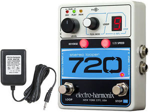 Electro-Harmonix EHX 720 Stereo Recording Looper Looping Station Pedal