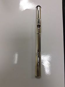 Andrew Oxley Solid Silver 9ct Gold Riser Flute Headjoint Handmade Thin Lip Plate