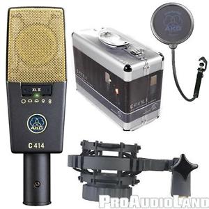 AKG C414 XLII Multi-Pattern Studio Condenser Microphone Vocal and Instrument Mic