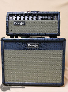 Mesa Boogie Mark V 35 Head in Navy Croc Paired w/ Matching Lonestar 1x12 Cab