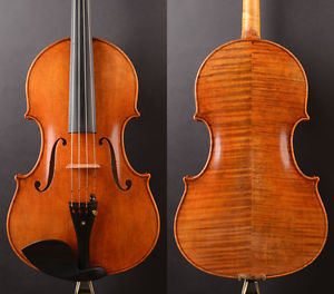 Master piece! European wood, A 16.25" viola,Gamba shape Oil antique