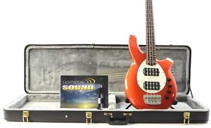 Ernie Ball MusicMan Bongo HH 4 String Bass - Tangerine Pearl w/Case - Music Man