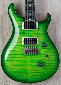 PRS Paul Reed Smith Custom 24 10-Top Guitar, Eriza Verde, Ebony Fretboard