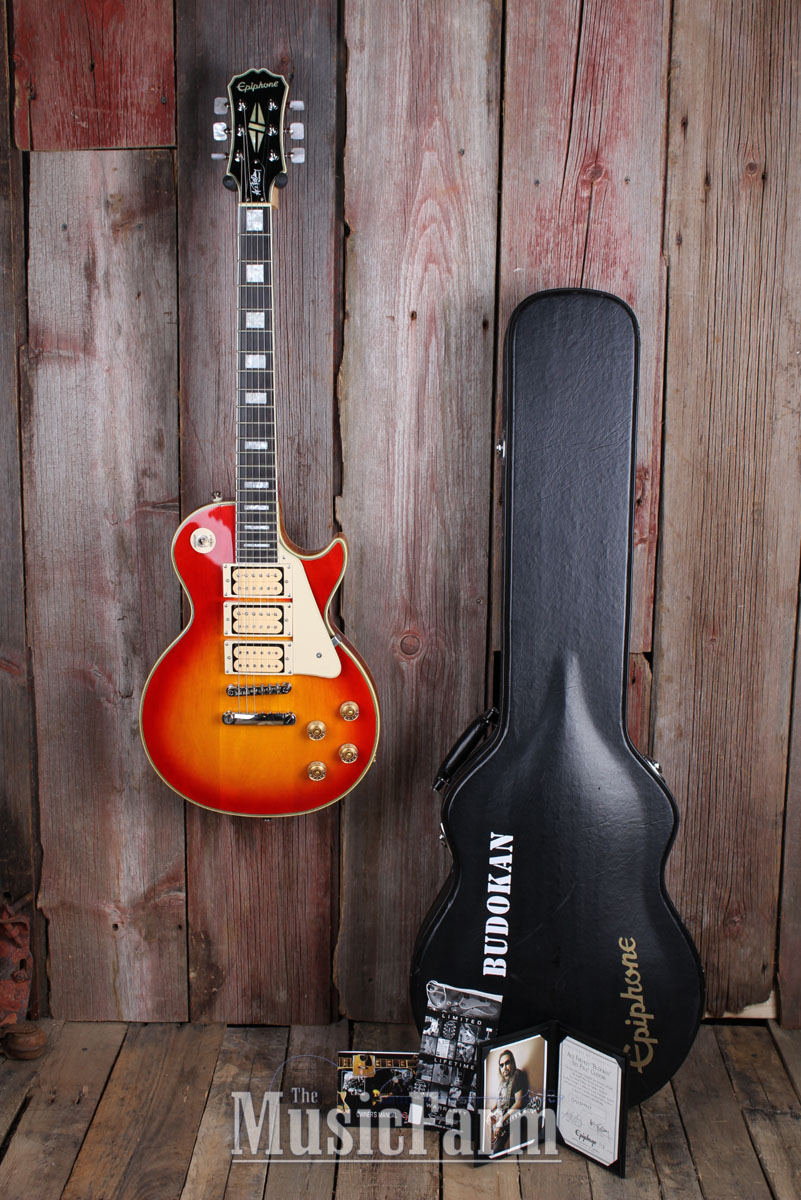 Epiphone Ace Frehley Budokan Les Paul Custom Electric Guitar #618 of 1000 w Case