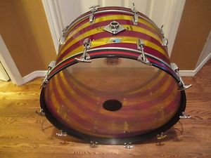 Super Rare Vintage Ludwig 26 x 14 Octoplus Bass Drum, Early 70s B/O Badge WOW !!