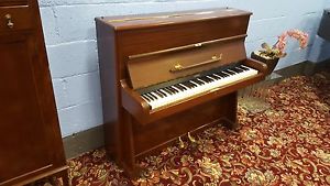 Small, Reconditioned, Walnut, Overstrung Mini Piano. CAN DELIVER.