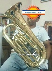 TUBA IN EB FLAT BOSSY MODEL PURE BRASS MADE IN BRASS POLISH (NEW YEAR OFFER)