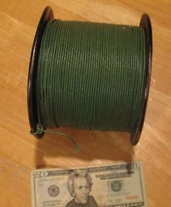 900 + FEET WESTERN ELECTRIC NOS NEW VINTAGE WIRE CLOTH 20 GA SILVER STRAND* RARE