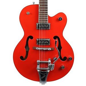 2005 GRETSCH G5129 HOLLOW BODY ELECTRIC GUITAR FIREBIRD RED FINISH