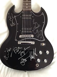 Gibson S.G Ron Wood and other performe Signed at the Save the 100 Club London