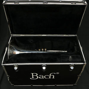 BACH 1106S SILVER MARCHING BARITONE {GREAT PLAYER} ROUGH FINISH RECENT SERVICE