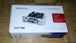 RME HDSPe RayDAT PCIe Interface Card w/ Expansion board Cables Ray DAT PCI-e