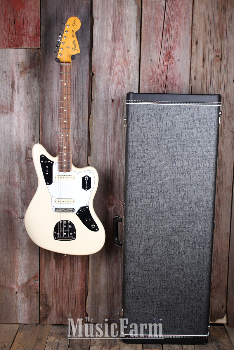 Fender® Johnny Marr Jaguar Electric Guitar Bare Knuckle SS with Hardshell Case