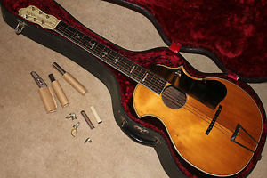 1930s Kay Kraft Venetian Style C vintage acoustic guitar & Larson case RARE MINT