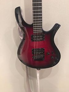 Parker PDF80 Maxx Fly P Series Electric Guitar - Flame Wine Sunburst
