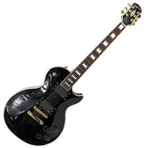 Rare Excellent Japan [Les Paul Custom] Epiphone Epiphone black