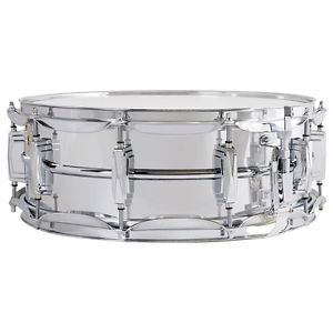 Ludwig 6.5X14" Supraphonic Chrome Plated Aluminum Snare, Smooth Shell
