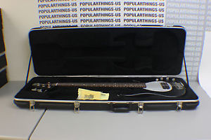 Ernie Ball Black/Silver Music Man Sub Sterling 4 String Bass Guitar