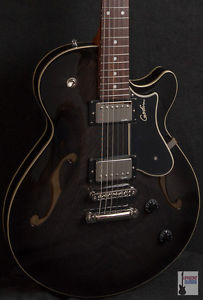 New Godin Montreal Premiere Trans Black Electric Guitar Free USA shipping