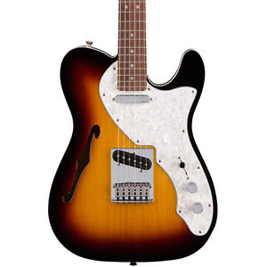 Fender Deluxe Telecaster Thinline, 3-Tone Sunburst