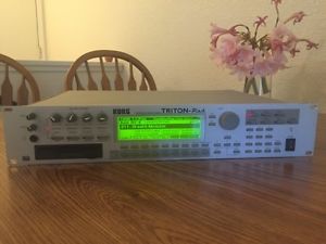 Korg Triton Rack HI Module/Sampler LOADED with MOSS Board + PCM Expansion Boards