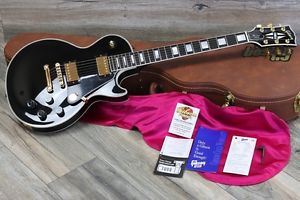 WOW! MINT! NOS Gibson Les Paul Custom Black Ebony Untouched Closet Find!