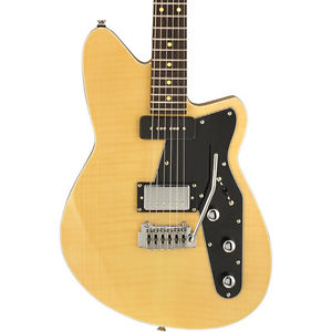 Reverend Double Agent Electric Guitar W/ Wilkinson Tremolo, Vintage Clear Flame