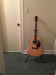 Martin D-45 Style Acoustic Guitar Dreadknought Luthier Made From A Kit